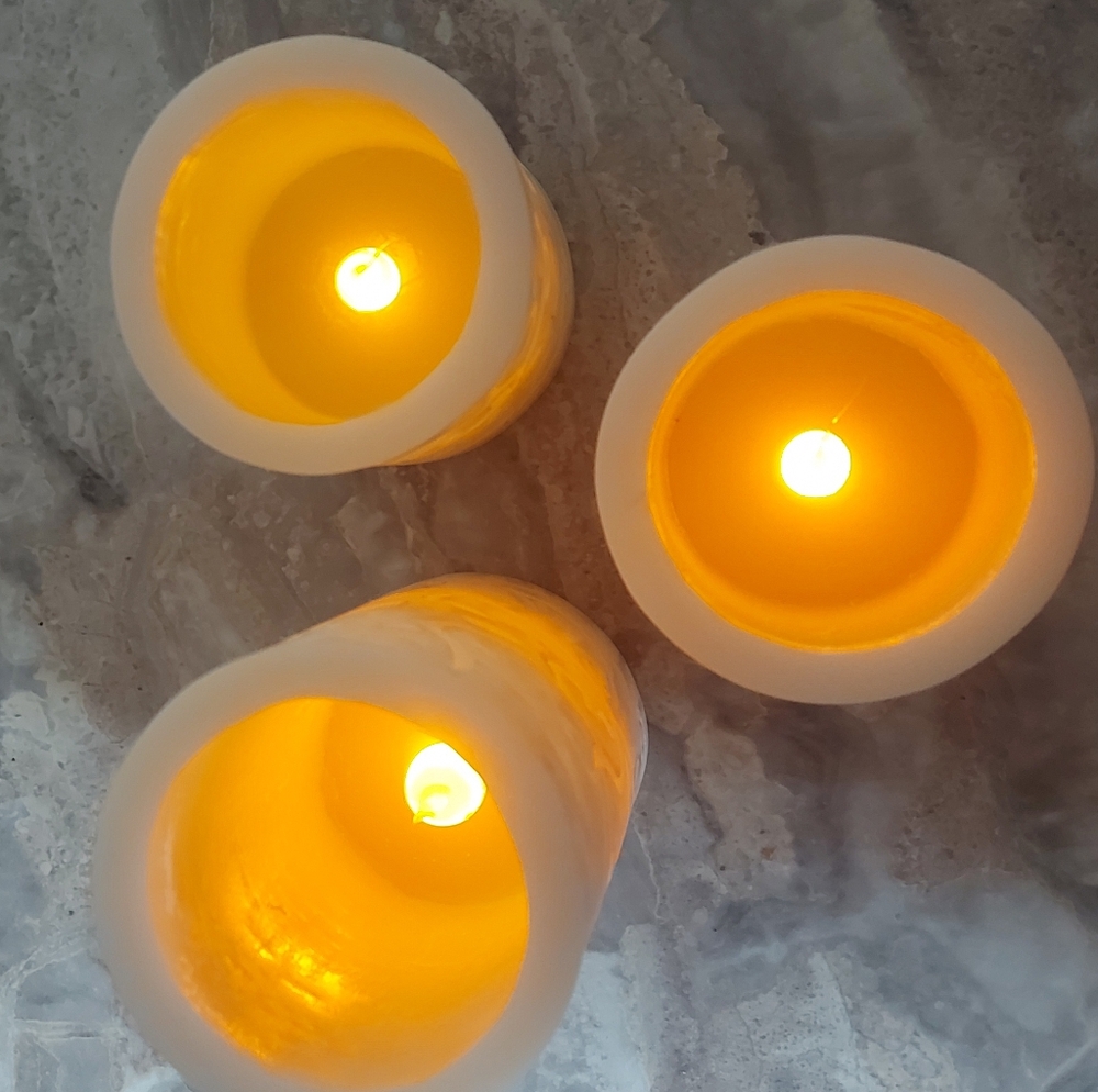Elegant Cream LED Candles